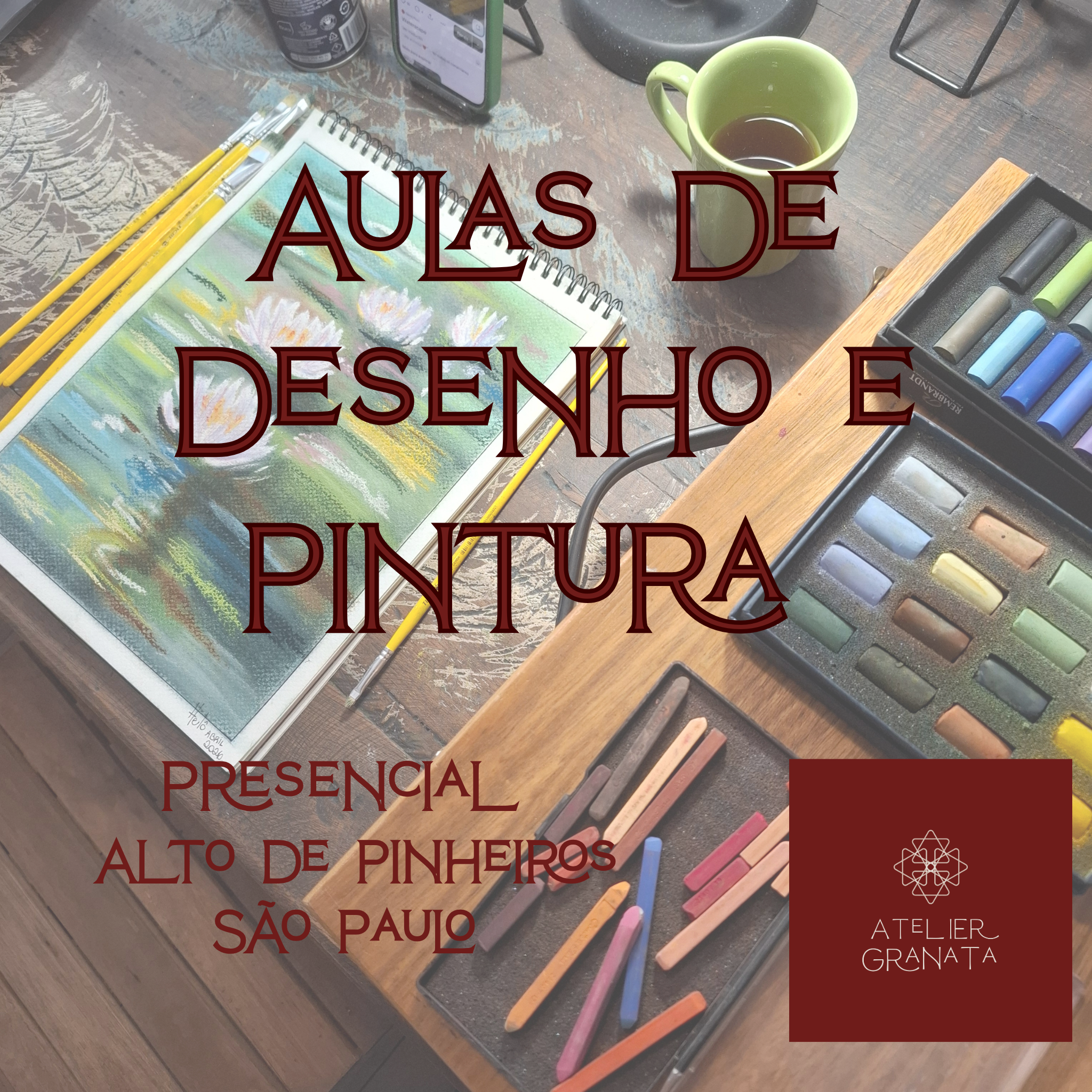 Aula de pintura para adultos em São Paulo: uma experiência para relaxar, criar e se reconectar