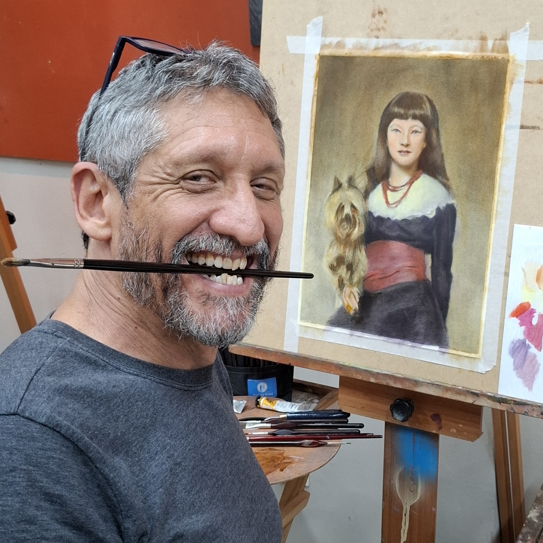 Aula de pintura a óleo em São Paulo: técnica, presença e profundidade no Atelier Granata